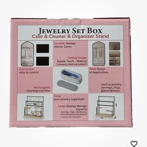 Jewelry Set Box Organizer - Pink